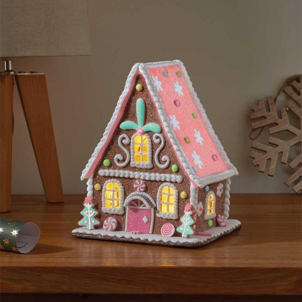 Schweizer Lebkuchen-Chalet 22.5 x 18 x 15.5cm / Gingerbread Swiss Chalet